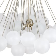 Savino Large Cloud Frosted Glass 3 Light Pendant